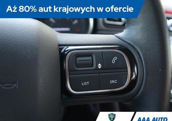 Citroen C3 cena 52000 przebieg: 64847, rok produkcji 2019 z Piastów małe 232